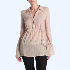 NWT All Saints Light Pink Blouse